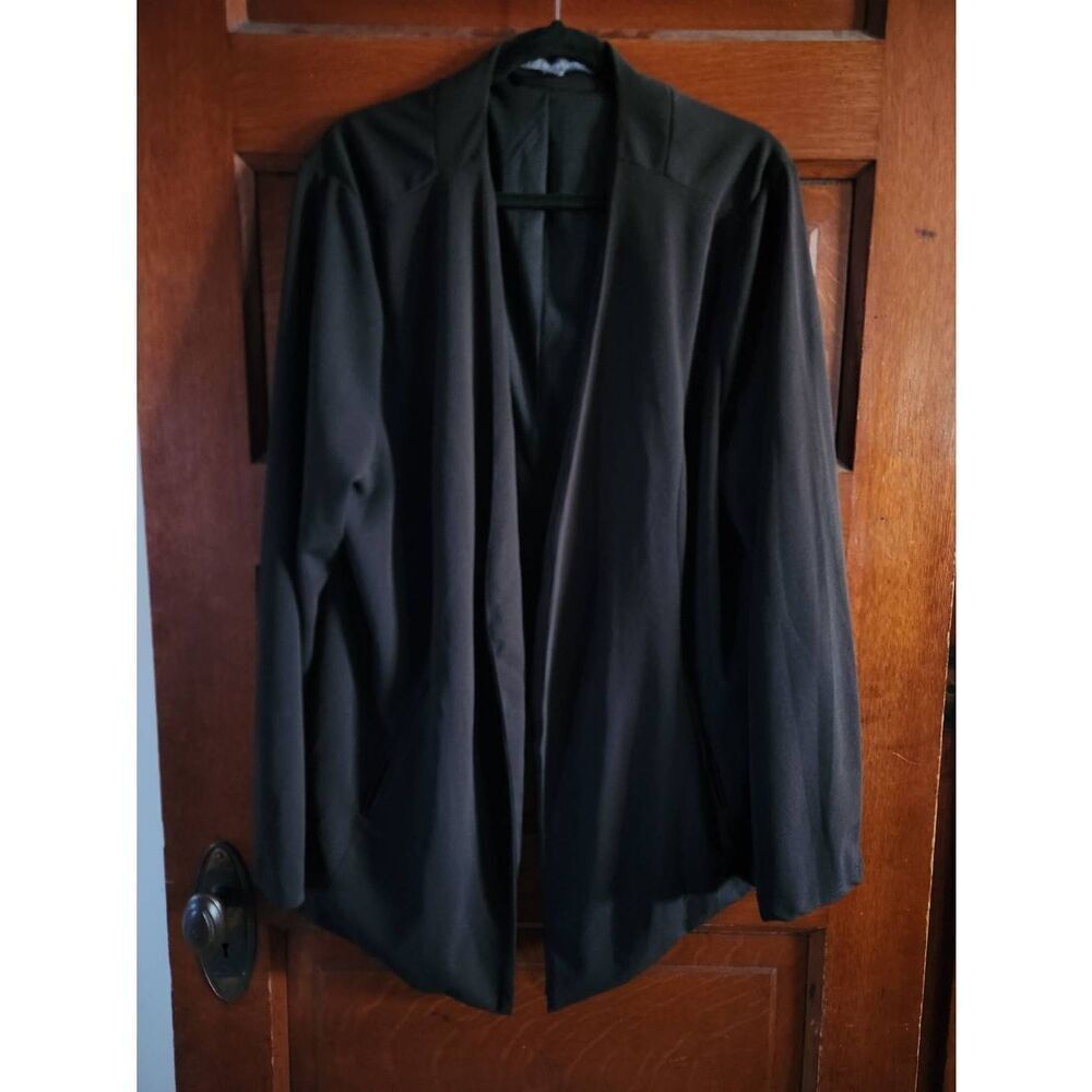 Daisy Fuentes 3X Blazer Jacket Stretch Single Breasted Open Front (R)
